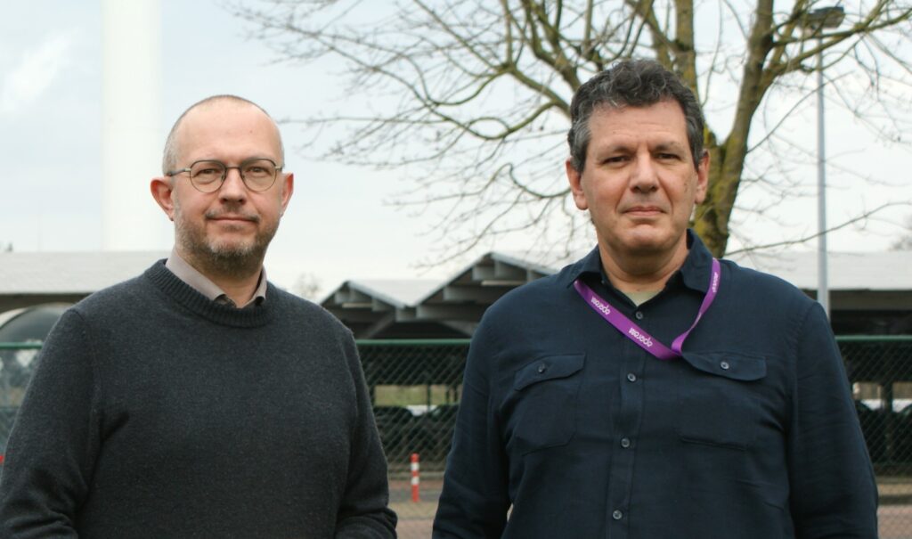 Jimmy de Wilde (links) en Patrick Toussaint (rechts)   