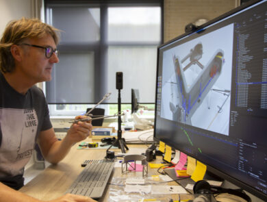 Technisch ontwerper Marco Kraan (Nikhef).