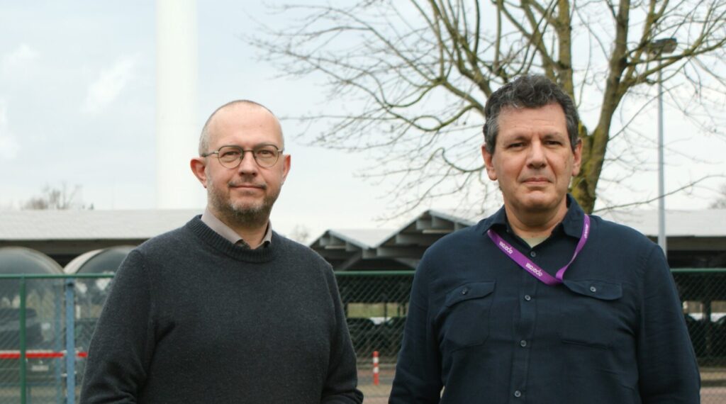 Jimmy de Wilde (links) en Patrick Toussaint (rechts)   